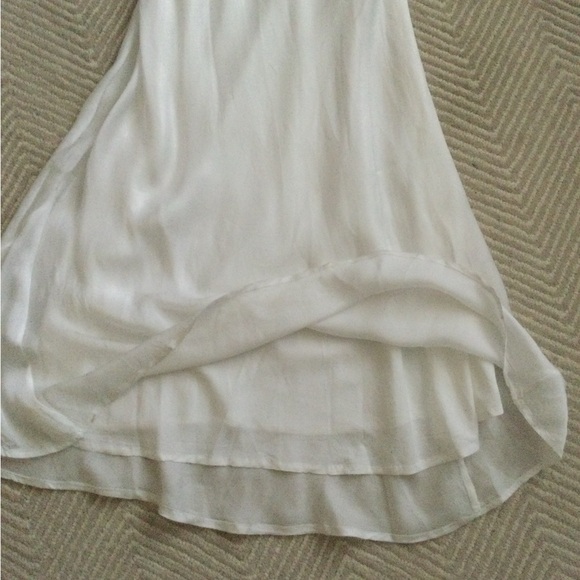 LET ME BE Women's Sheer Bustier Slip Dress-Size M-White-NWT - Picture 7 of 10